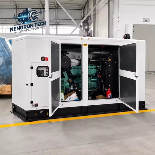 Low Noise Quiet Natural Gas Generator Set for Residential Area and Community Quiet Power Solutions Management