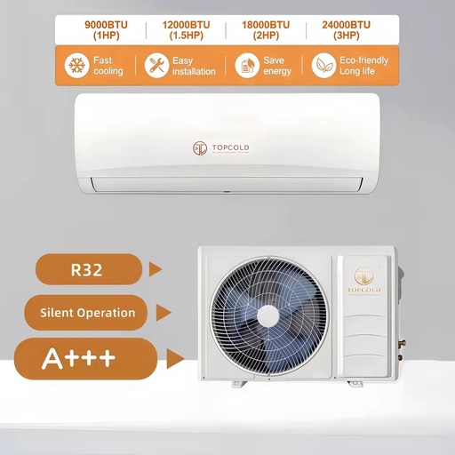 Energy Saving Air Condition9000 12000 18000 24000 BTU Split Air Conditioners Ac Air Conditioner Inverter Ac for Cooling Heating