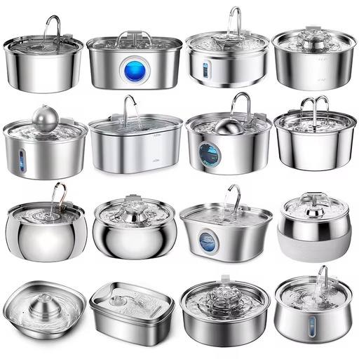 Hot Selling 3.2L Pet Water Fountain Stainless Steel Cat Drinking Fountain Automatic Various Cat Water Dispenser