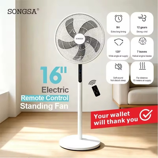Air conditioner fan for room standing fan,cooler 16 inch stand fan with remote control,Cooling Electric Oscillating Stand Fan