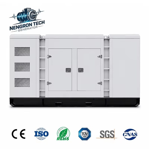 Weichai Engine Silent Type Gas Generator Set 100-400kW Soundproof Canopy CE Certified for Commercial Building Standby Power
