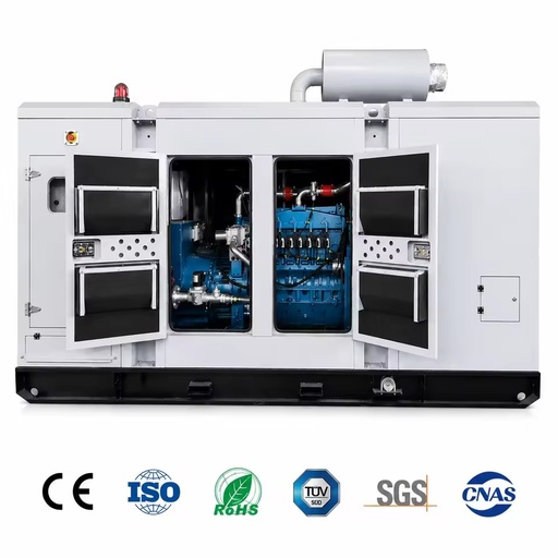 Super Silent Gas Generator Weichai Engine Gas Generator Set Weather Resistant Canopy for Outdoor Commercial Power Equipment