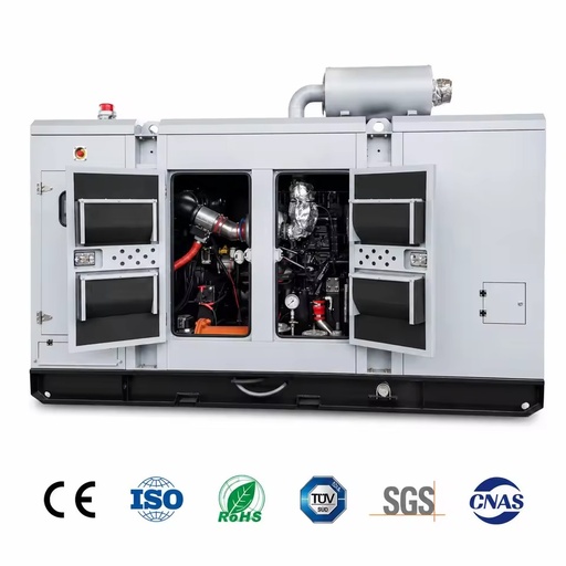 Silent Natural Gas Generator Low Vibration Weichai Engine Intelligent Alarm System for Medical Center Uninterrupted Power Supply
