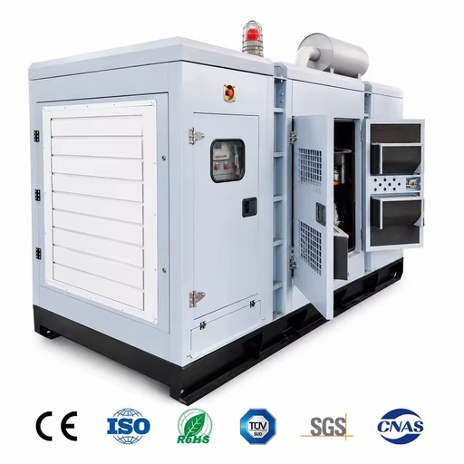 Weichai Engine Natural Gas Generator Set Silent Enclosure Design Low Maintenance Cost for Real Estate Property Power Backup