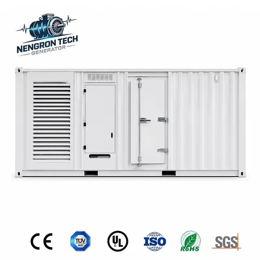 Containerized Gas Generator 200kW 500kW 800kW Chongqing Cummins Engine Automatic Voltage Regulation for Date Center