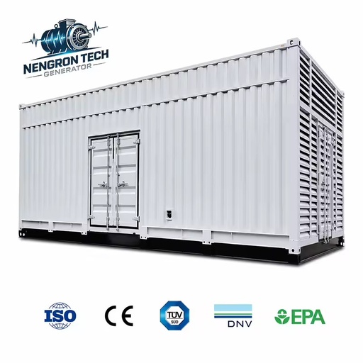 Containerized Natural Gas Generator Set 100kW 400kW 700kW Chongqing Cummins Power Low Noise Radiation-proof for Sale