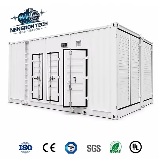 Container Type Gas Generator Set High Power Output Stable Performance for Heavy Industry Production Power Supply