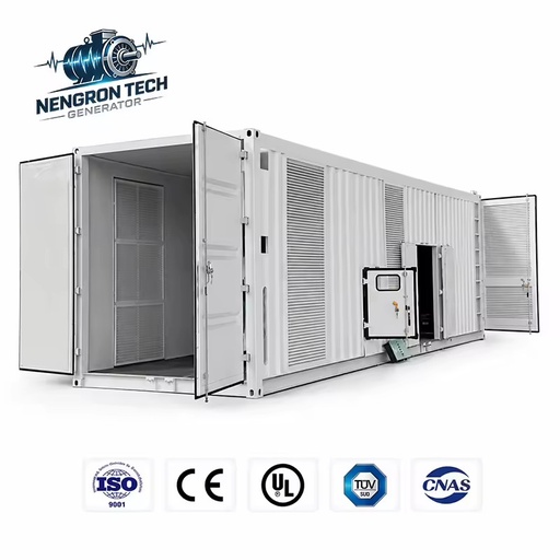 Cummins Engine Containerized Natural Gas Generator Set 200kW 400kW 600kW Optional Low Noise Genset for Large Industrial