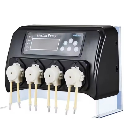 JUYANG Automatic Nutrient Doser 4 Channel Auto Dosing Pump Aquarium Programmable Titration Machine Dosing Pump for Coral Tank