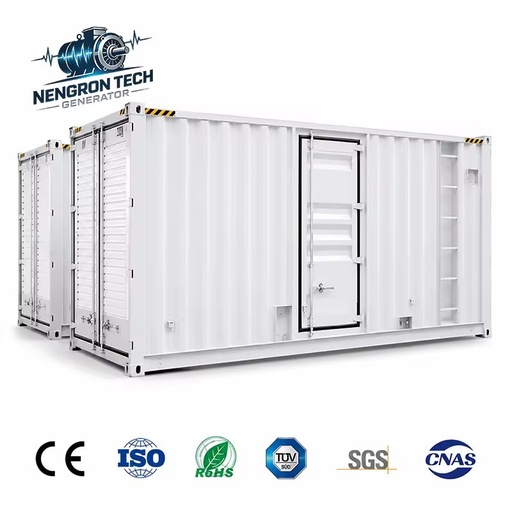 Containerized Gas Generator Set Powered by Dongfeng Cummins Engine 200/300/500kW Optional CE Certified for Industrial Standby