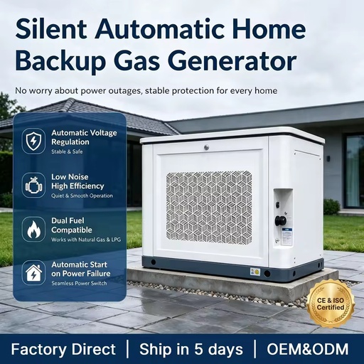 ApexGen 15kW / 19kVA Home Standby Generator Natural Gas LPG Dual Fuel with 200H Full Load Tested Reliability