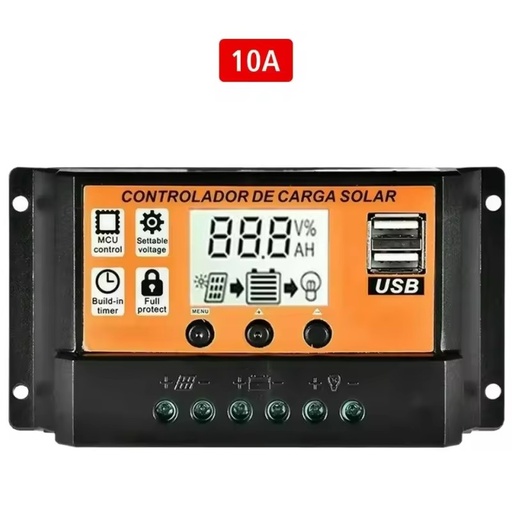 Plc LCD Accessories 10A, 10A 20A 30A 12V 24V Automatic Identification Solar Controll Bulk Supply