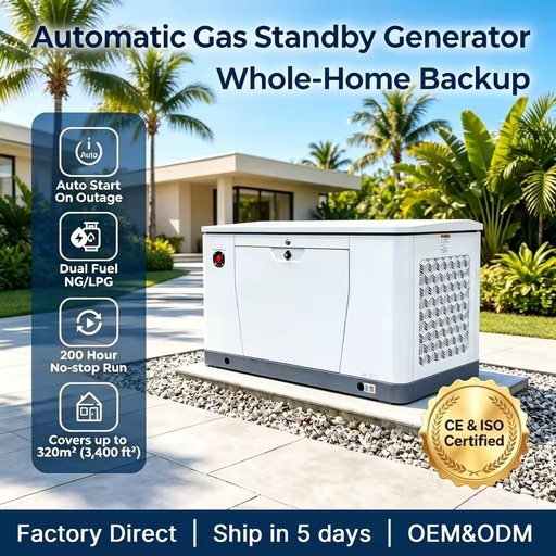 ApexGen 18kW / 22kVA Residential Generator with Three in One Support Frame and Quiet Operation Design