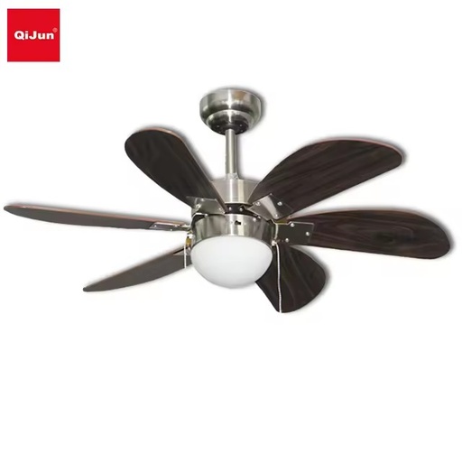 52 Inch Modern Energy Saving Electric Solar DC Reversible Ceiling Fan 3-Speed LED Light Dimmer Remote Control Bedroom Living