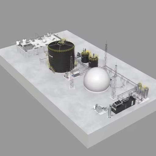Waste to Energy Plant Cost CSTR Anaerobic Digester Biogas Technology Design