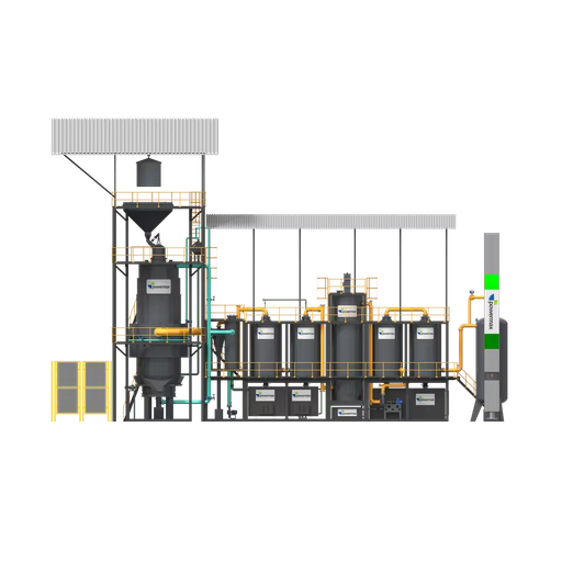 Compact Coal Gasification System for Power Generation Stable Operation Low Maintenance System Industrial Equipment