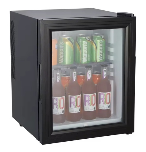 Portable 30 Liter Mini bar Fridge Monster Glass Door bar Cabinet Minirefrigerator Compact for Hotel Use