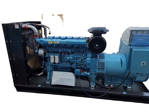 350kW 438kVA 95% Efficient IP23 Silent Natural Gas Generator Set Yuchai Engine Methane with Remote Start ATS for Hospital Backup