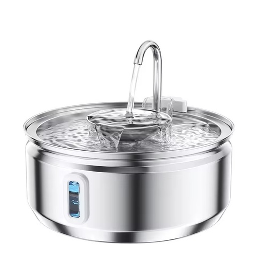 Cat Water Fountain 3.2L Stainless Steel Pet Water Fountain Automatic Dog Cat Water Bowl Dispenser