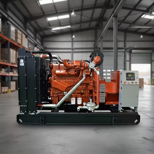 Open Type 120kW 50/60Hz Single Phase Natural Gas Generator Water Cooling 1500/1800rpm Soundproof Canopy Remote ATS Option IP23