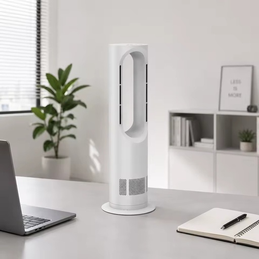 SAFE ABS 58CM Table FAN Brushless Motor Oscillating 3 HEAT 10 COOL SPEED LCD REMOTE HEALTHY NURSING FAMILY SPACE