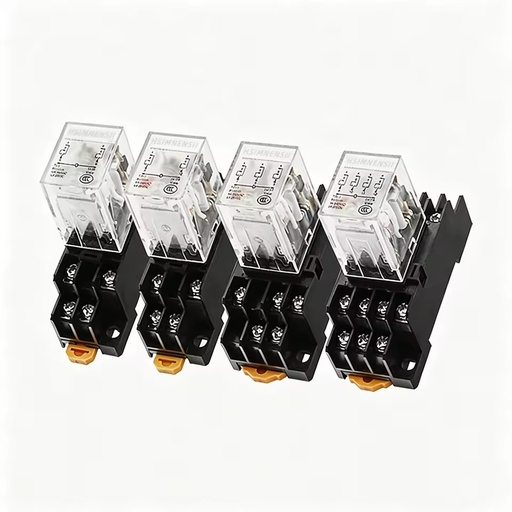Small Intermediate Electromagnetic Relay HH52P MY2NJ HH53P DC12V 24V AC220V General Purpose Mini Relay With LED Indicator