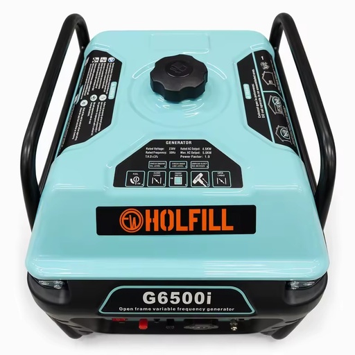 Dual Fuel Gas LPG 4-Stroke Open Frame Inverter Generator G6500i 240cc Portable Pure Sine Wave 12V DC Electric Start Outdoor
