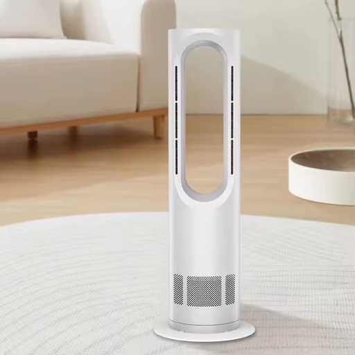 BSCI ISO9001 PTC Ceramic 2 in 1 Heating 75° Oscillation Quiet Heater Table Fan Certified Factory for House USE