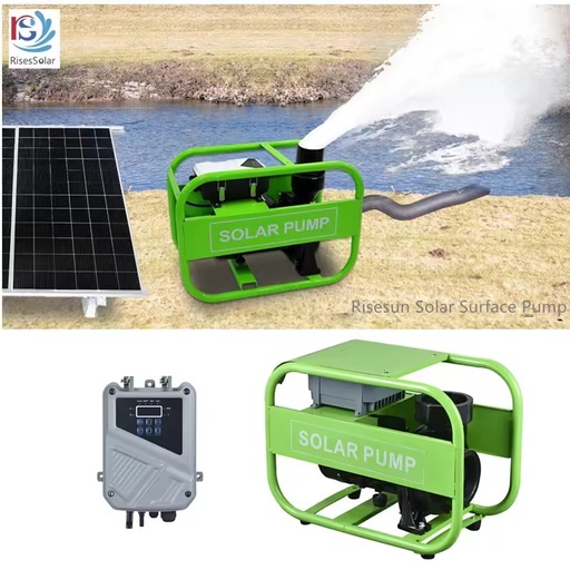1HP DC Solar Pump Self Priming Booster Brushless Motor Solar Surface Self Suction Solar Water Pump for Agriculture