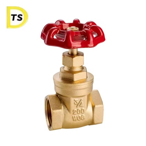 Factory Supply Brass Gate Valve Female Thread Screw Type Copper Valve for Industrial Plumbing
