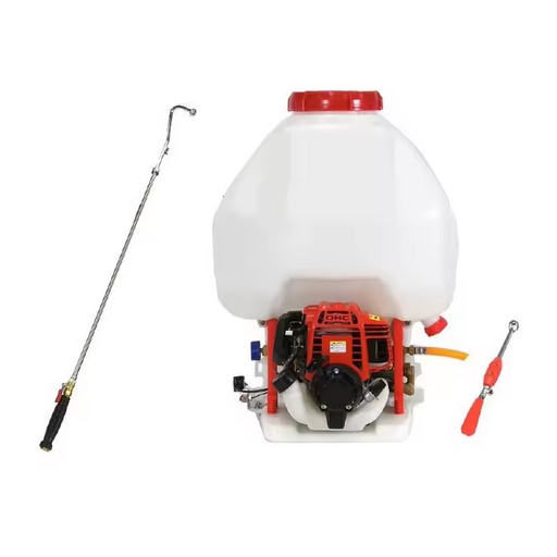 25 Liter 4-Stroke 25cc Knapsack Sprayer Model BS800 442006 Gasoline-Powered 1 HP 30 Bar Pressure Diaphragm Carburetor Easy Farm