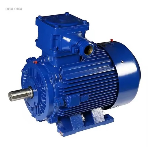High Efficiency Three-Phase Induction Explosion-Proof Motor 0.75-315kW Foot Mount for Industrial Equipment OEM ODM