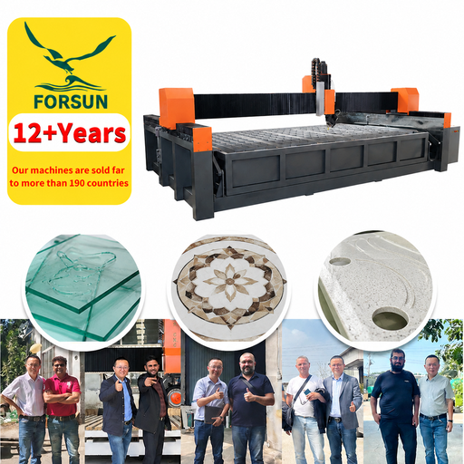 mini Water jet cutter steel waterjet cutting machine with intensfiier pump