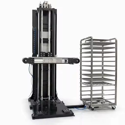Industrial Automatic Tray Loading And Unloading System For Bakery Manufacturing