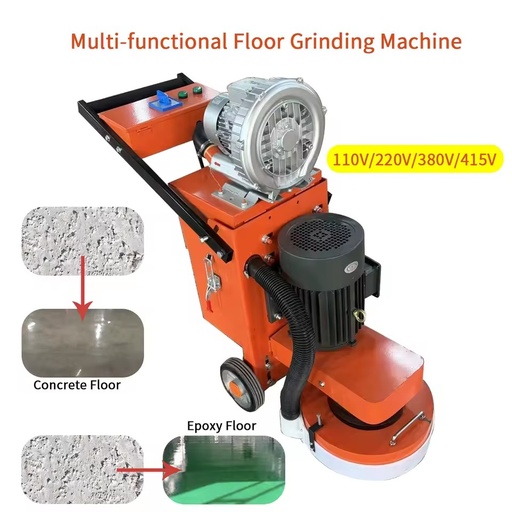 220V Grinding Machine Concrete Floor Grinder Concrete Polishing Machine Terrazzo Floor Grinding Equipment Concrete Grinder Floor