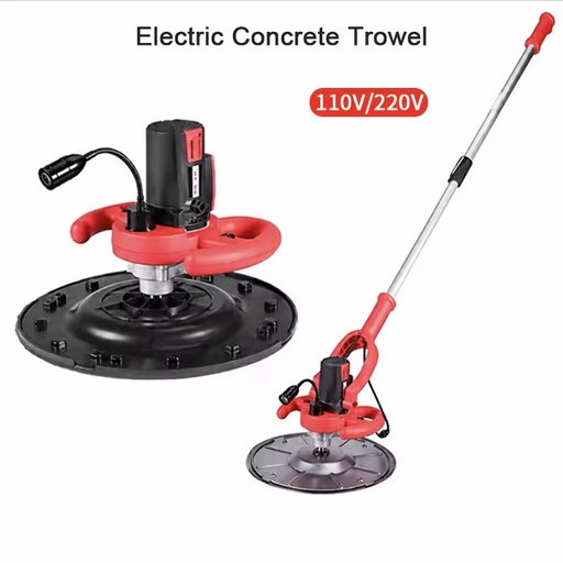 Factory Portable Electric Wall Trowel Machine Handheld Cement Mortar Plastering Machine Concrete Render Smoothing Finishing Tool