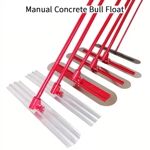 Heavy Duty Magnesium Concrete Bull Float with Aluminum Handle Gear Adjustment for Concrete Surface Smoothing and Finishing