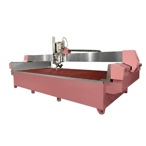 5 Axis Waterjet Cutting Machine CNC Abrasive Water Jet Cutter for Metal Stone Marble Granite 3D Bevel Cutting