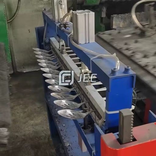 JEC Aluminum Metal Surface Finish Forks Machine Stainless Steel Mirror Tableware Spoon Fork Auto Polishing Machine