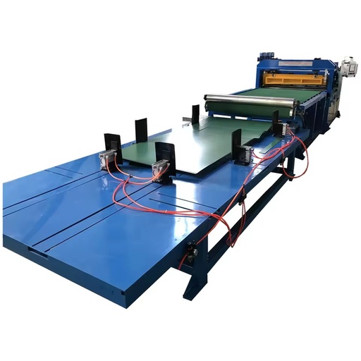 PPGI Color Steel GI Galvanized Steel SS Stainless Steel Slitting Coil Cut to Length Machine 0.3-1.5mm Thickness 1500mm Width