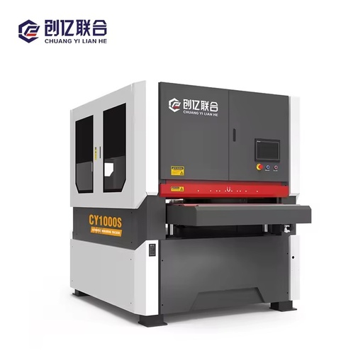 Multifunction YZ1000S Industrial Metal Polishing Machines PLC Plasma Sheet Metal Hairline Rounding Deburring Machine