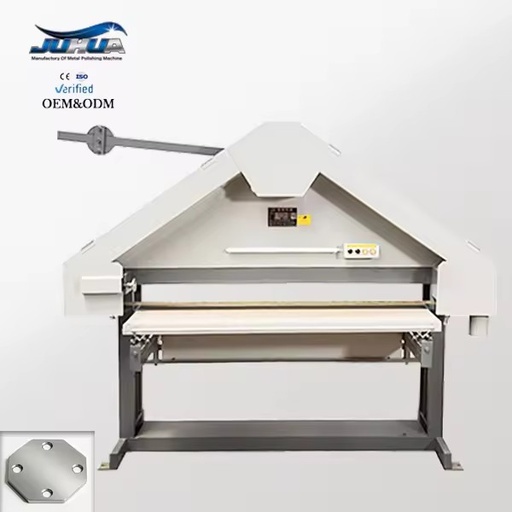 Motorized Wide Belt Sander for Metal Plates and Stainless Steel Sheets with 4KW Power-Multifunctional Polishing Machine