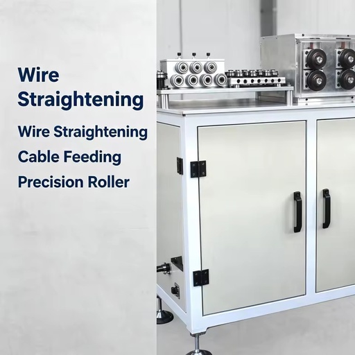 Roller Wire Feeder with Reducer Servo Driver Bearing Core Components Stainless Steel Rollers Straightening & Feeding Machine
