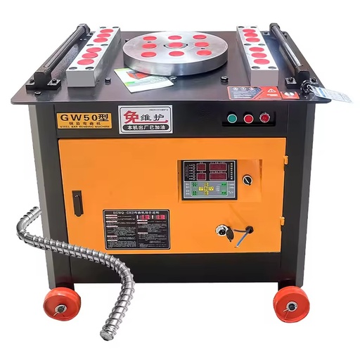 High-precision PLC-controlled Semi-Automatic Angle Rebar Bender Factory Price Durable Steel Rod Bending Machine High