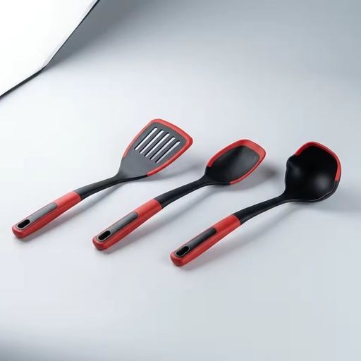 Food Grade Liquid Silicone Cooking Utensils Set 3PCS Heat Resistant BPA Free Non-stick Kitchen Cookware Tools