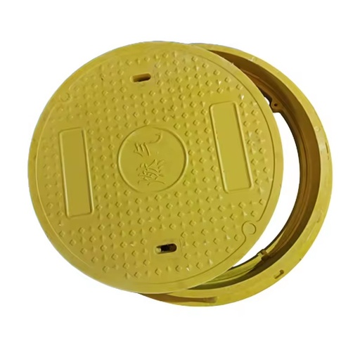 BMC Composite Resin EN124 Standard Round Smooth Surface Manhole Cover Multi-Diameter Options for Road Traffic Safety