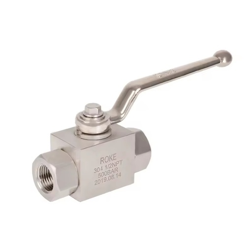 Manufactured Stainless Steel BKH Ball Valve High Pressure 500BAR Custom OEM Support