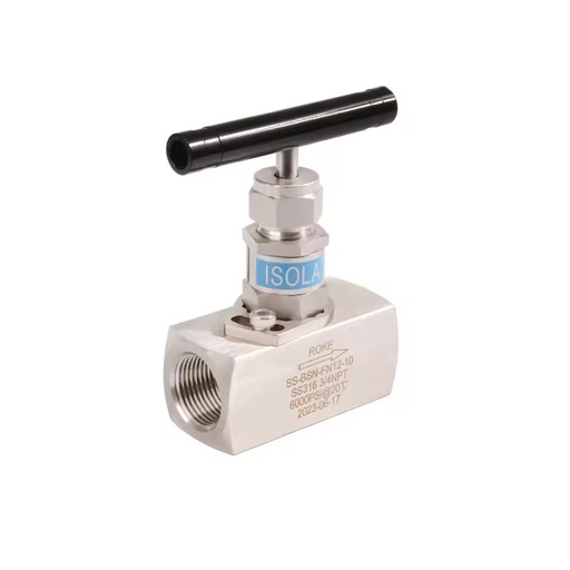 High Pressure Forged Stainless Steel Manual Needle Valve 10000psi Female Thread Instrument Needle Valve