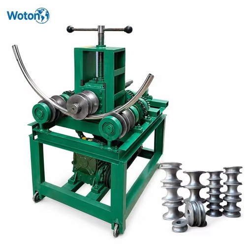 Electric Pipe Bending Machine 2200W 380V Steel Rebar Bender 76mm Round Pipe Bender Die Automatic Square Tube Bending Machine