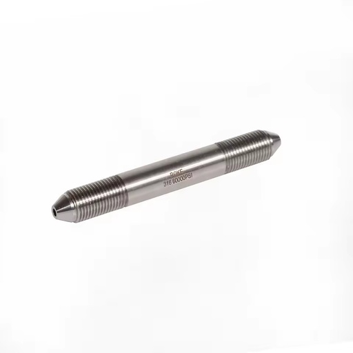 Stainless Steel SS316 Ultrahigh Pressure Cone and Thread Tubing 60000psi 1/4" 3/8" 9/16"